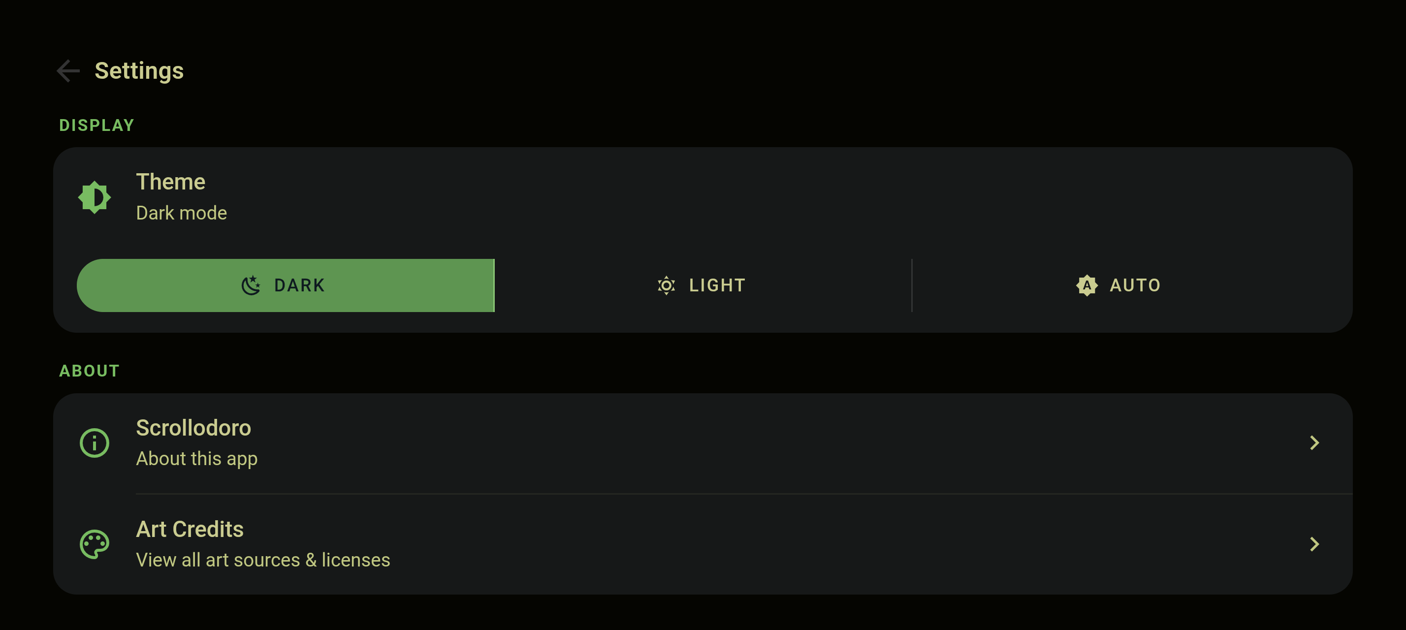 Settings Feature 2